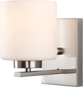 1-Light Nickel Bath Vanity F515752