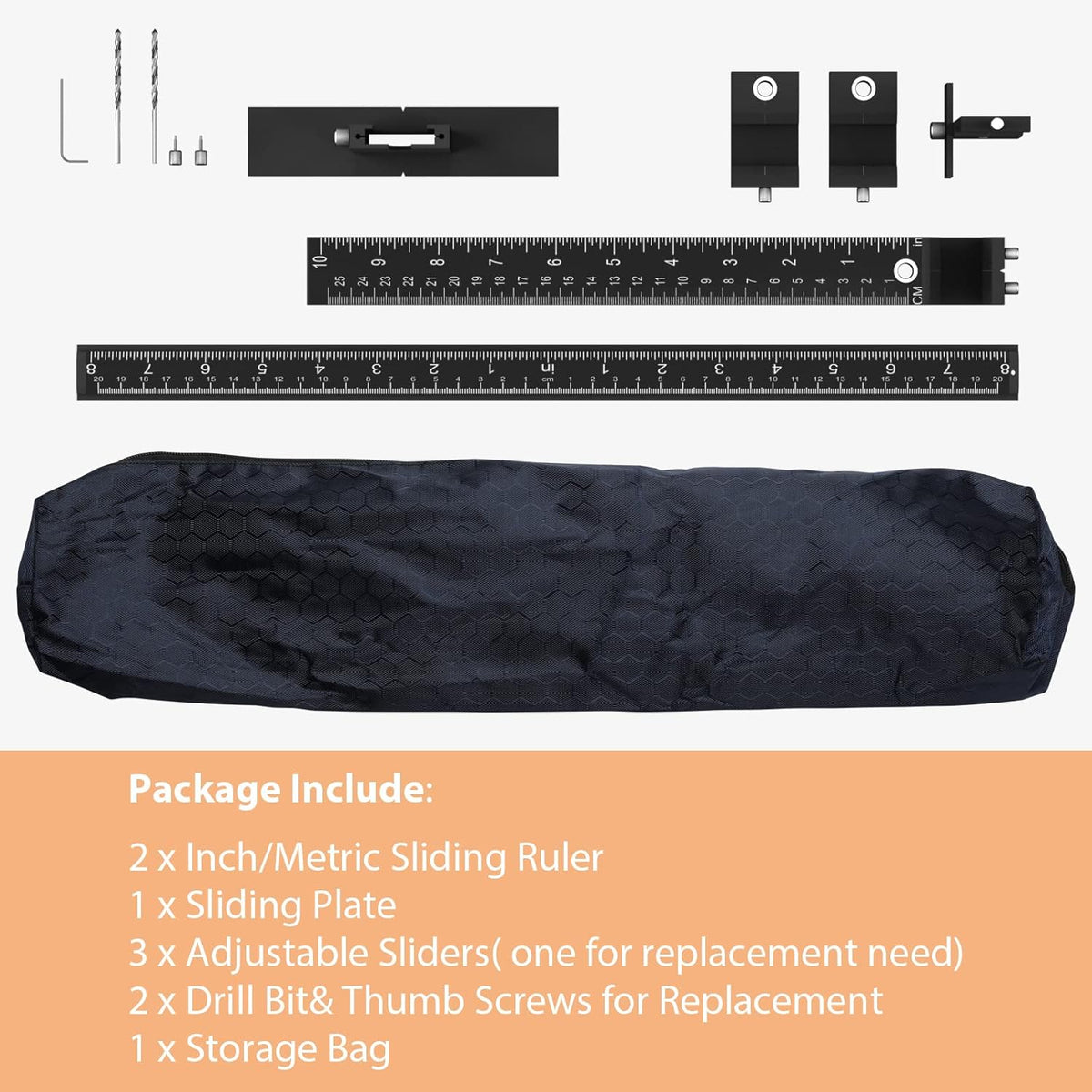 Aluminum Alloy Adjustable Cabinet Hardware Jig T502