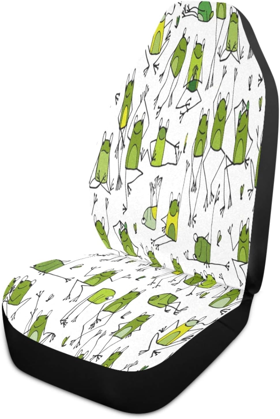 Vintage Leopard Print Bucket Seat Cover Pack of 2 E705673