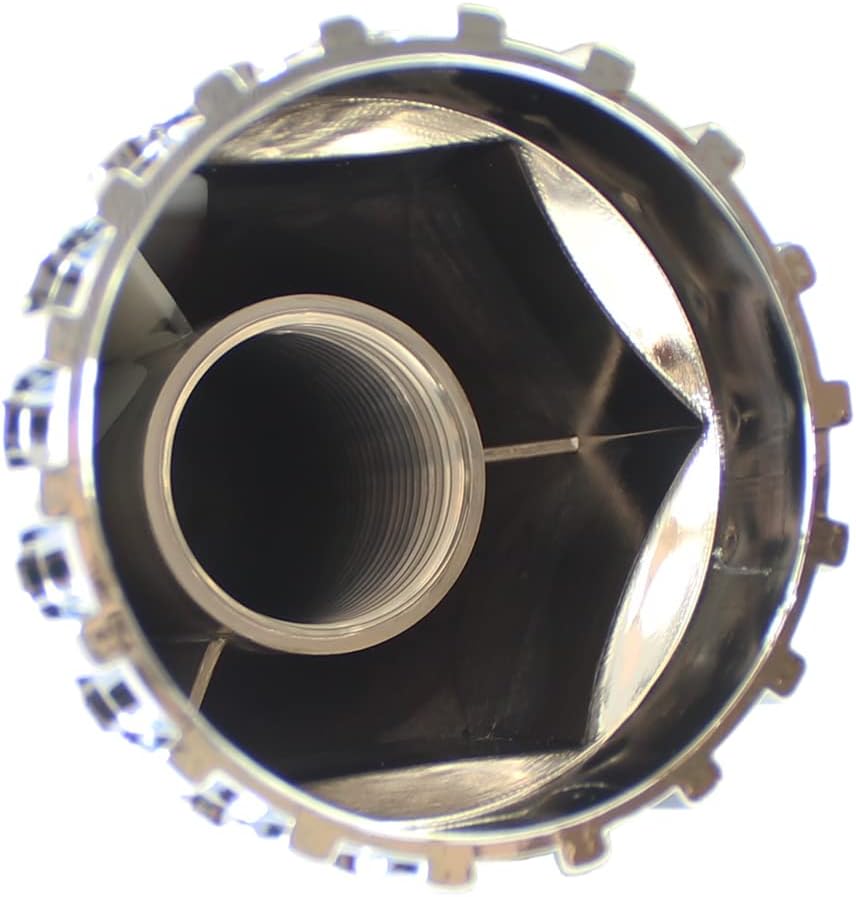 33mm Chrome ABS Plastic Screw on Lug Nut Covers Caps with Flange (40) D3809