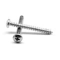 #6-18 x 1 1/2 inch Phillips Pan Head Sheet Metal Screw Zinc Plated 100 Pk O1507