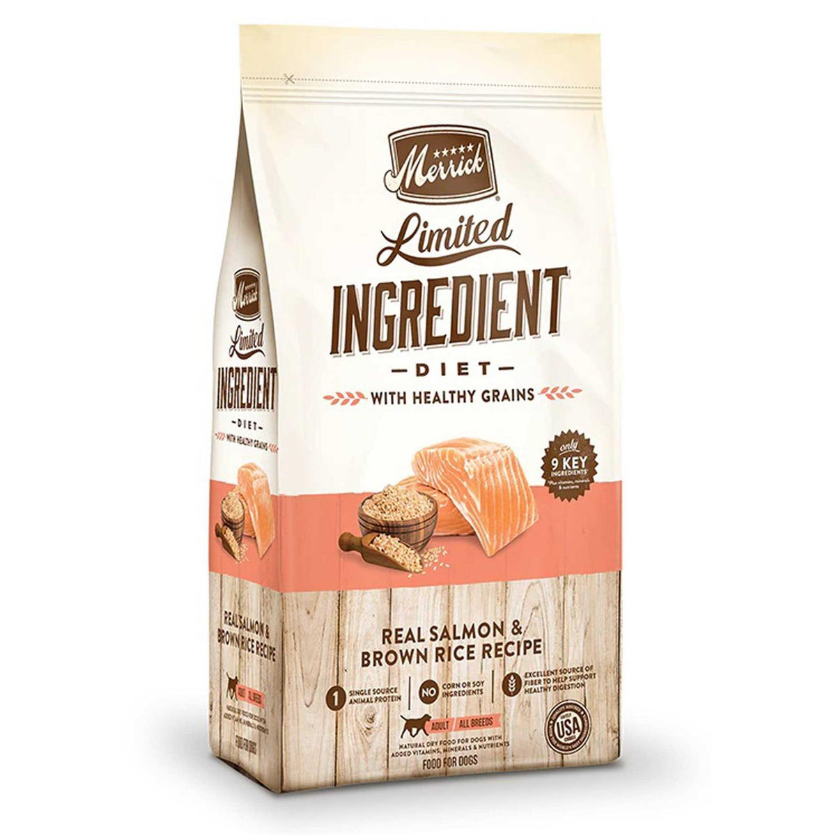 Salmon & Brown Rice Recipe Dry Dog Food S981