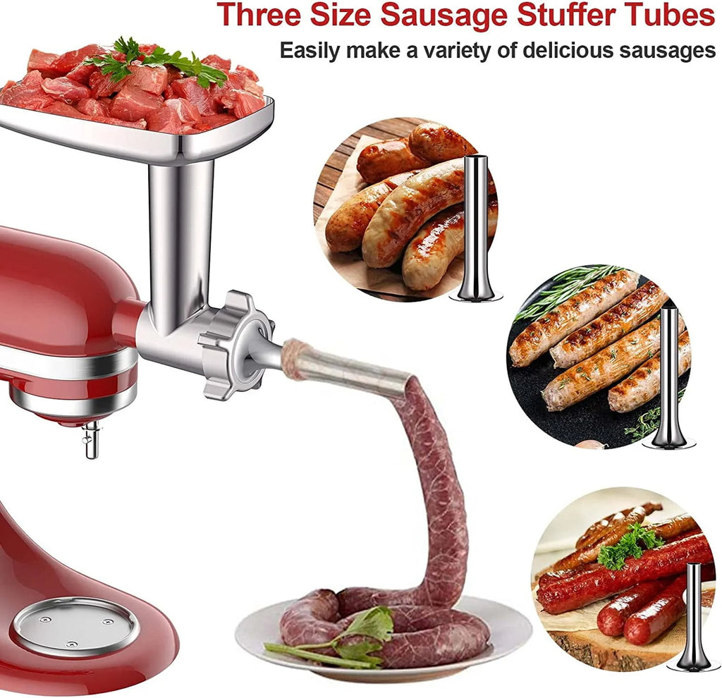 Food Grinder Attachment & Slicer Shredder Attachment Set E583287