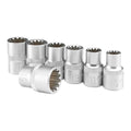 1/2 in. Drive Metric Spline Socket Set, 7-Piece Z878