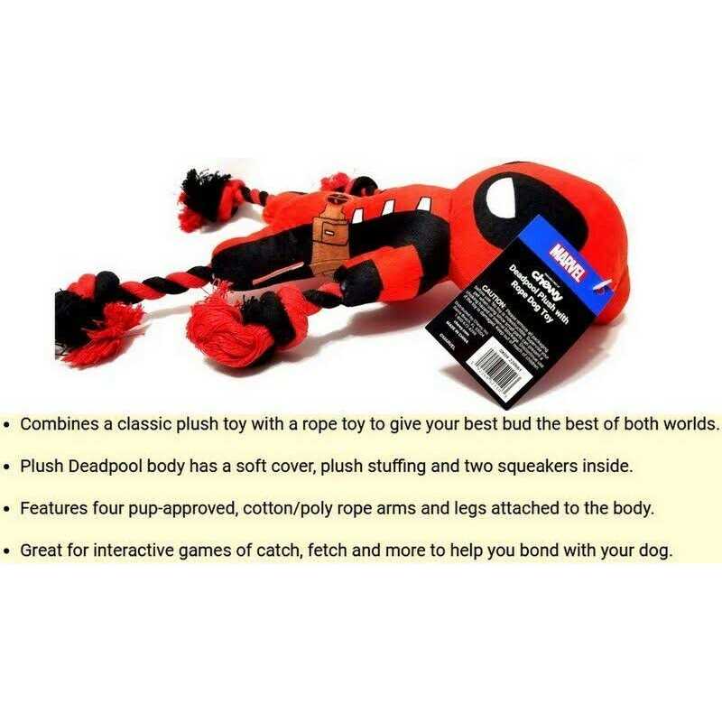 Plush Rope Squeaky Dog Toy K584