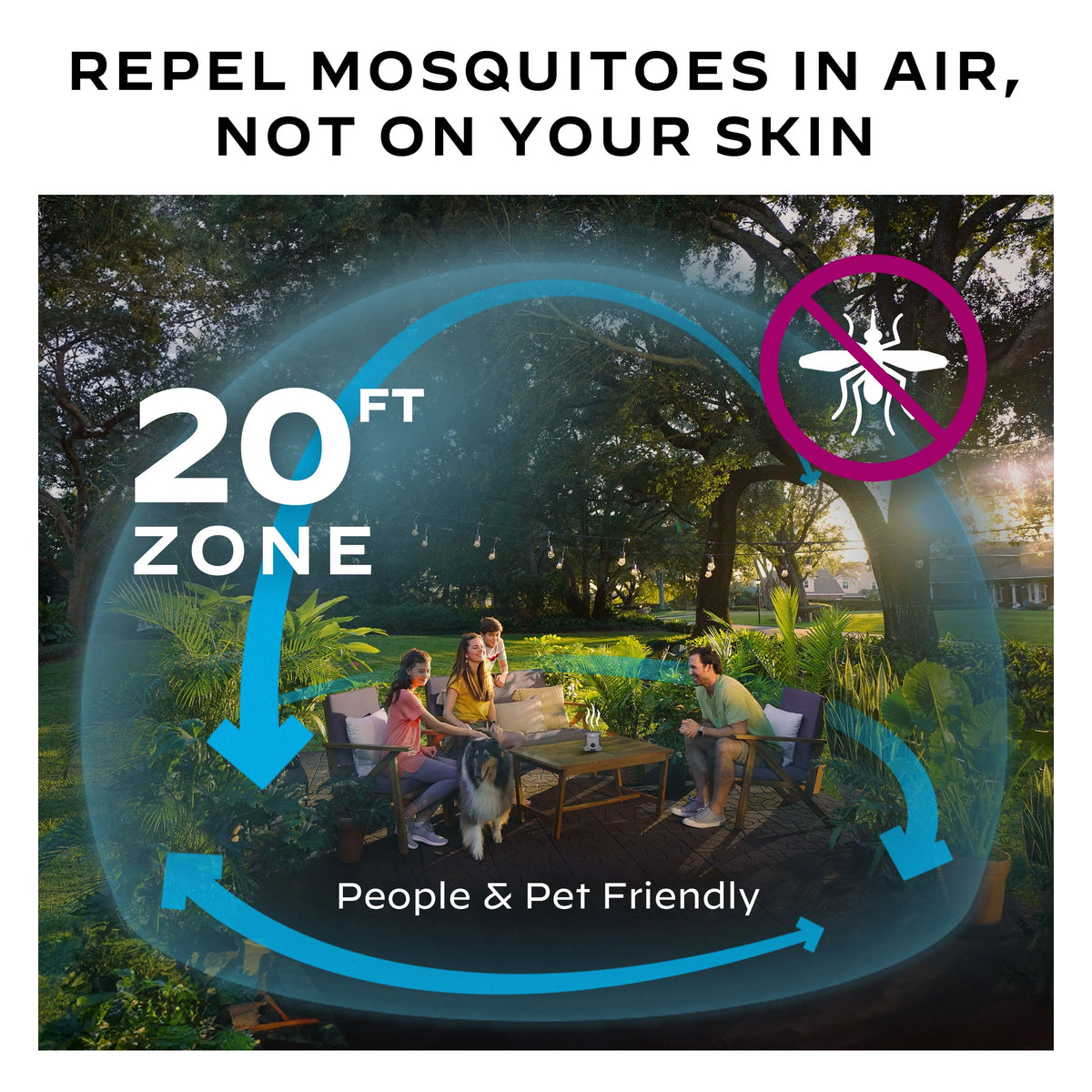 Rechargeable Mosquito Repellent Y3636