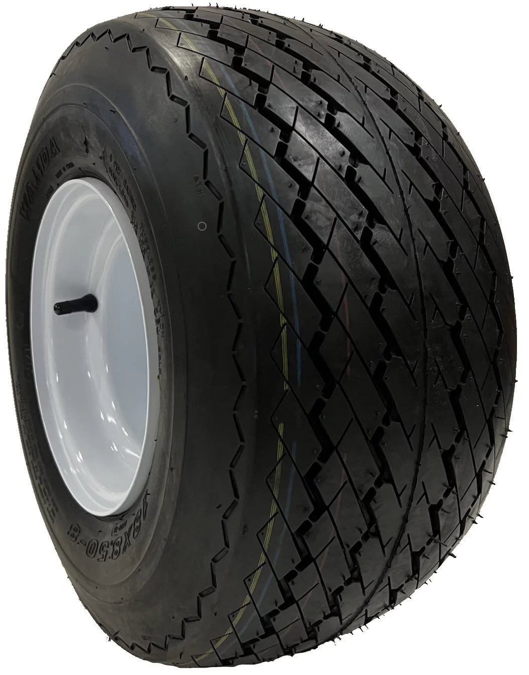 4-Pk White Golf Cart Tire Rim 18X8.50-8 4 Lug J218