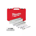 1/4 in. Drive SAE/Metric Ratchet and Socket Mechanics Tool Set (50-Piece) U44753