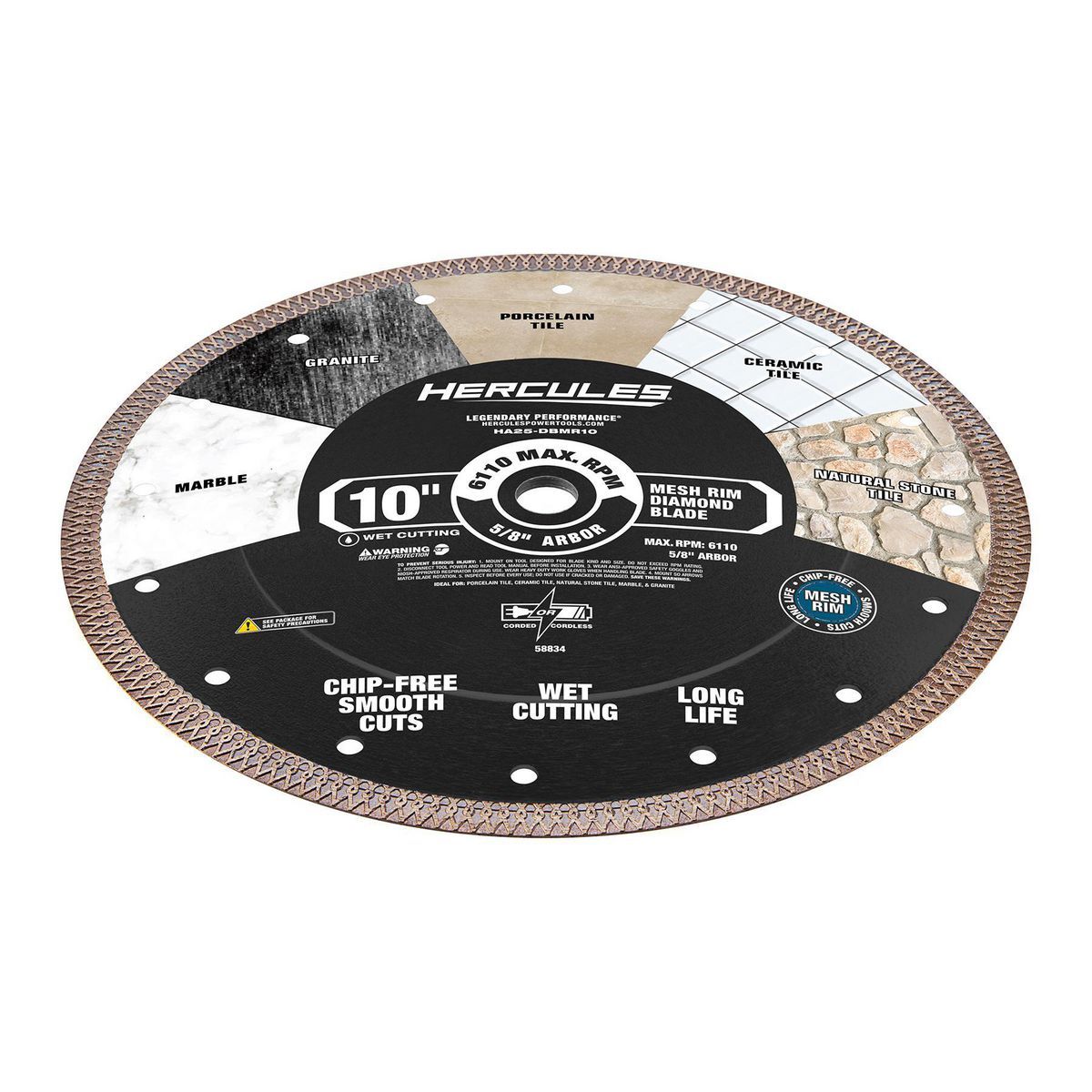 10 in. Continuous Rim Diamond Blade C578