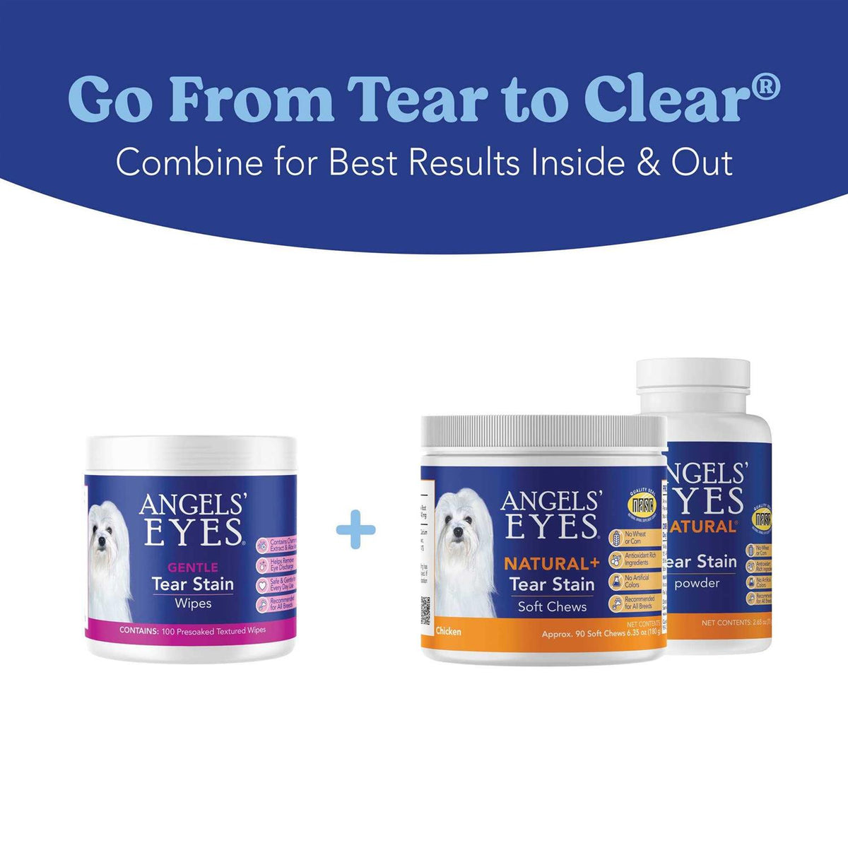 Gentle Tear Stain Wipes X93263