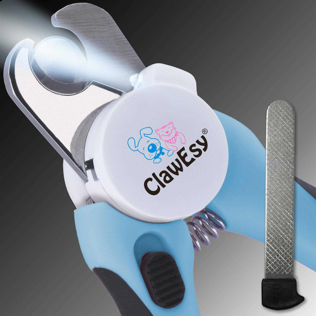 LED Dog Nail Clipper with Safety Guard L192206