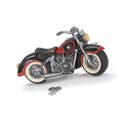 Black & Red Motorcycle Shaped Piggy Bank G9520