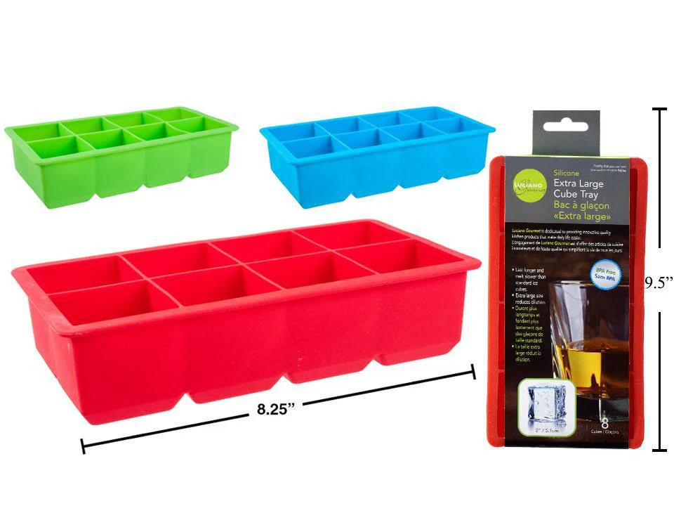 Silicone 2 Ice Cube Tray 2 x 4 M88657
