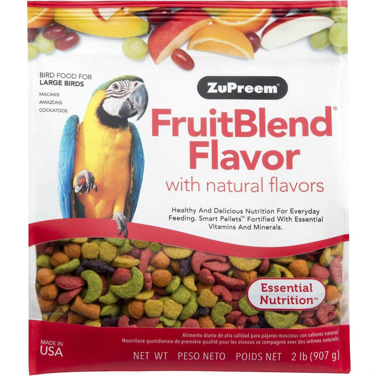 FruitBlend Flavor Large Bird Food E33583