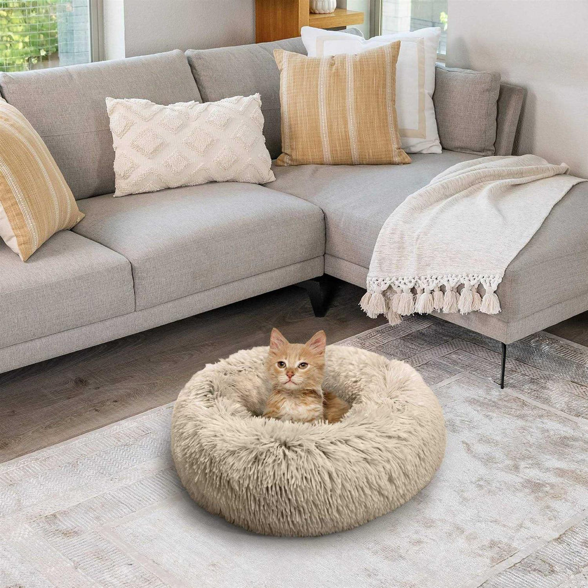 Donut Shag Bed J614