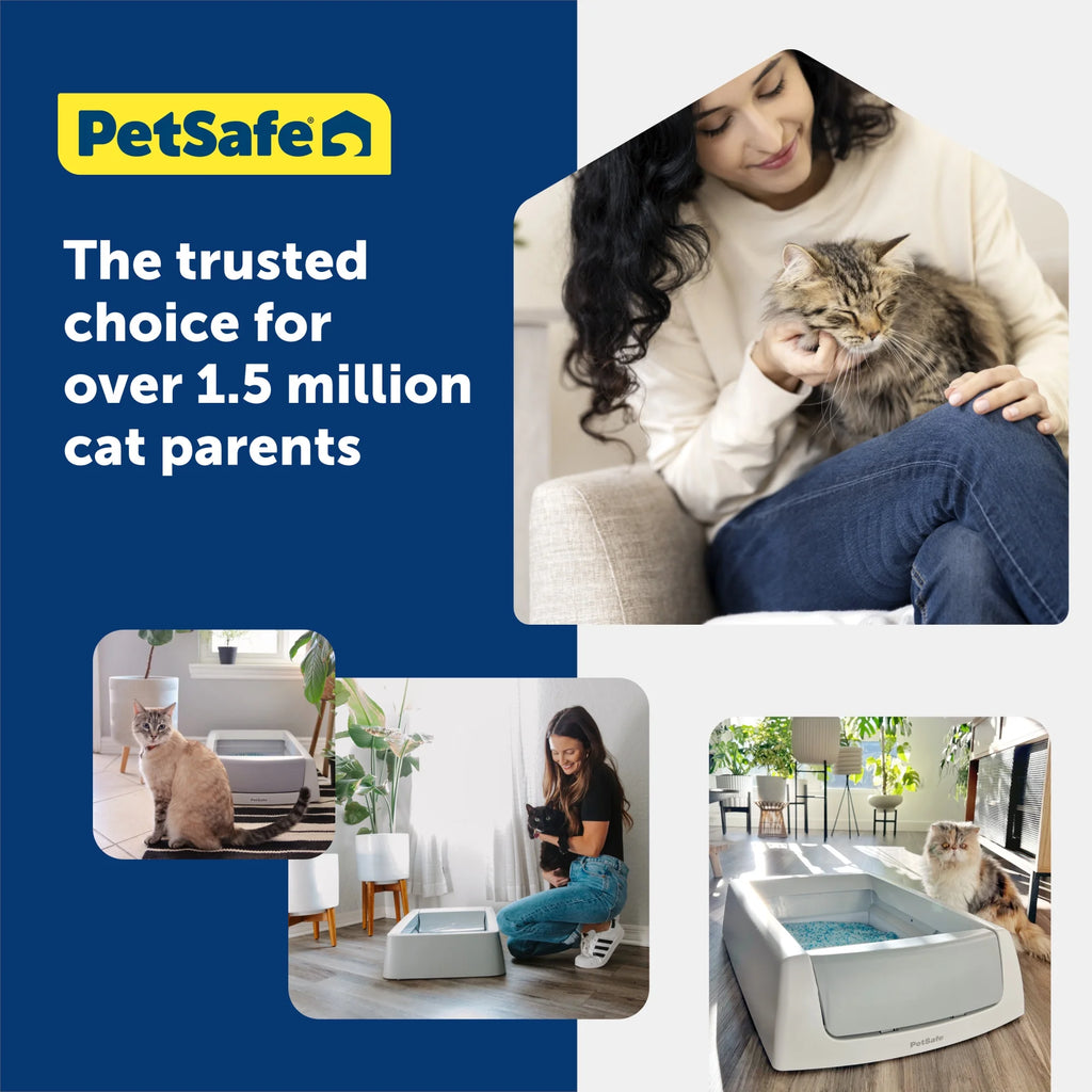 Disposable Cat Litter Tray, Fresh Scent, Silica Crystals, 1-Pack U554901