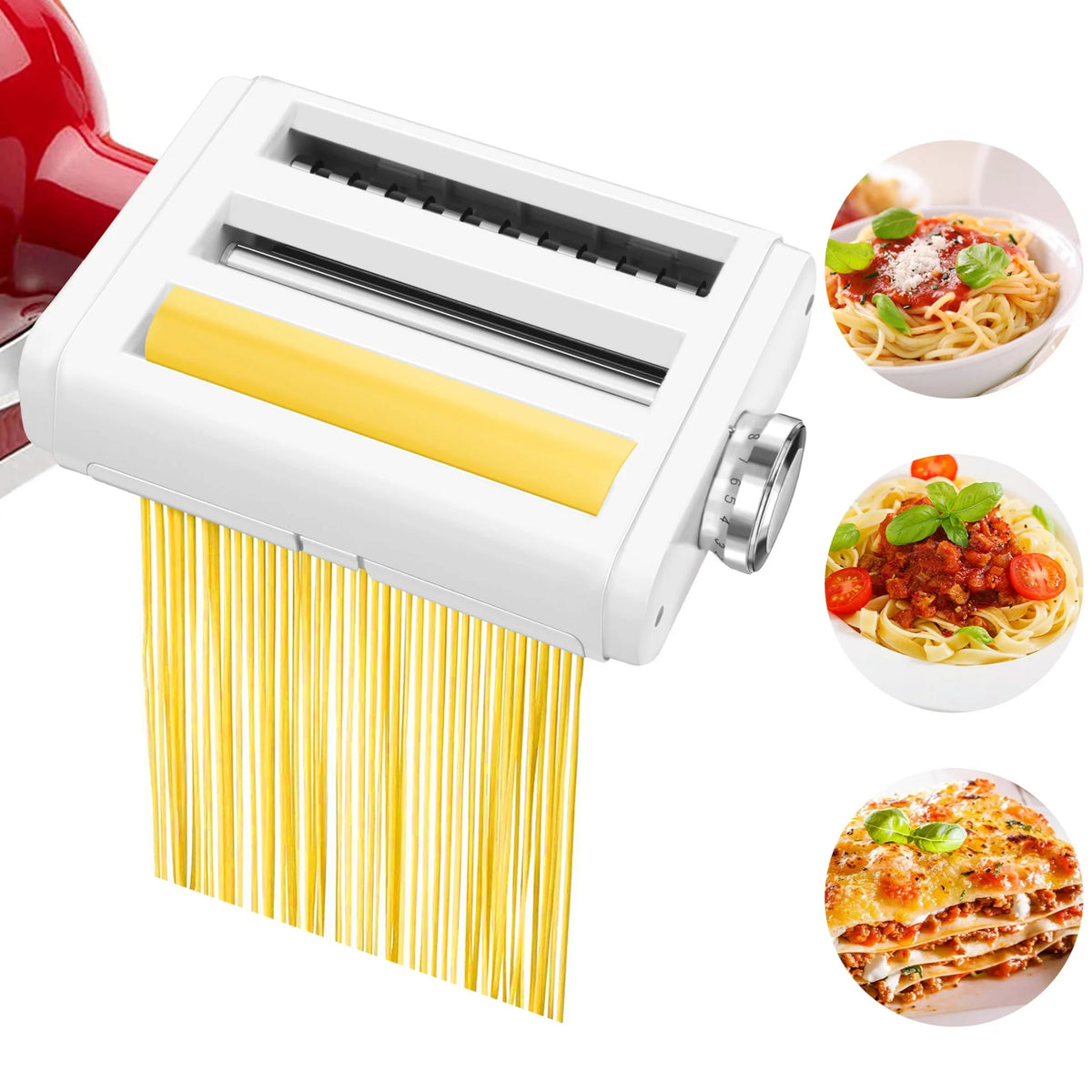 3 in 1 Pasta Maker Attachment Set with Roller and Cutters U59601