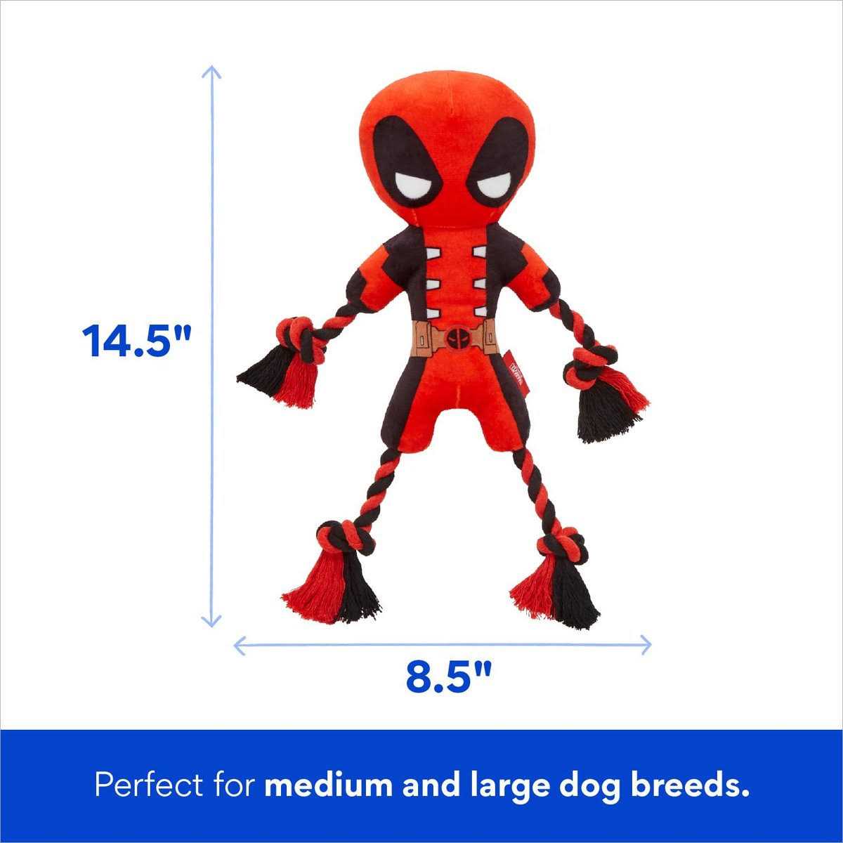 Plush Rope Squeaky Dog Toy K584