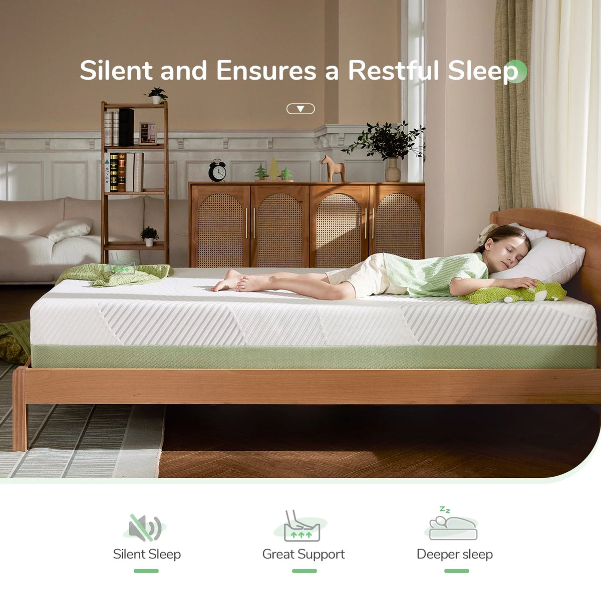 Twin 6 inch Gel Memory Foam Mattress L508145
