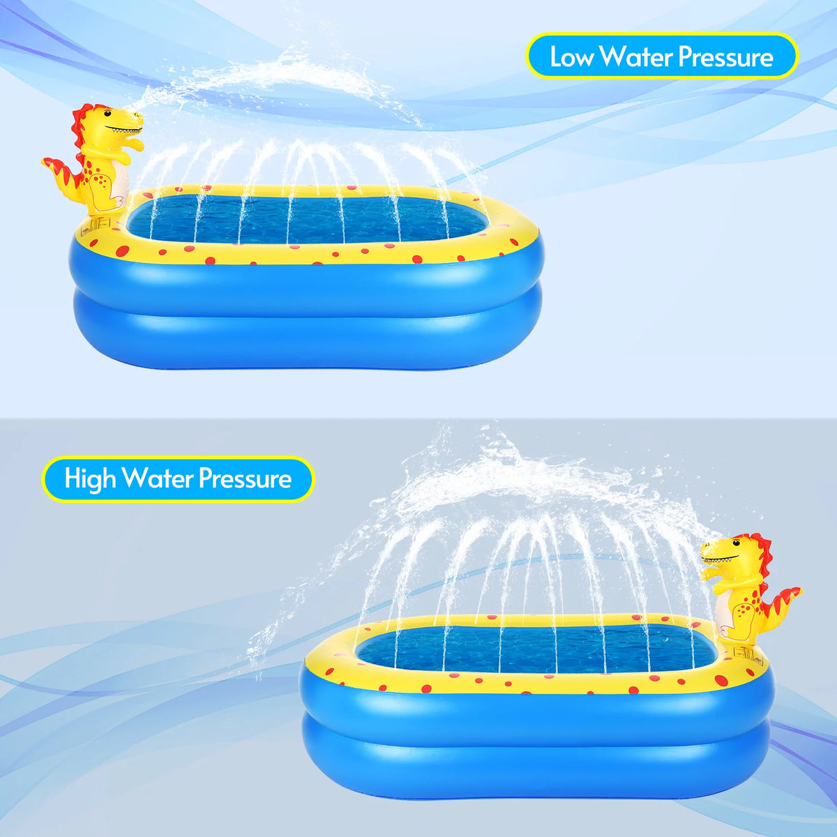 Inflatable Sprinkler Pool 67 * 40in V57162