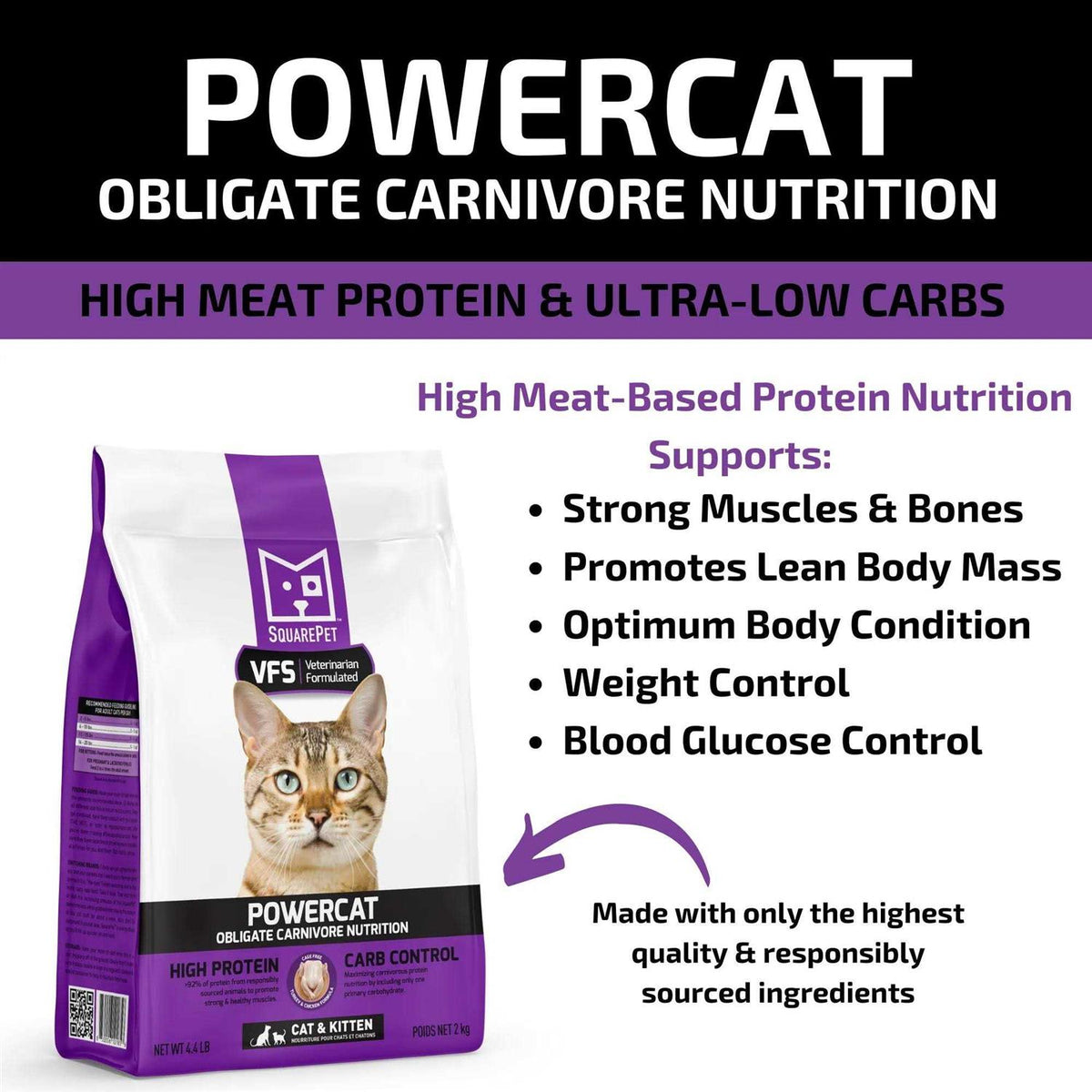 Turkey & Chicken Dry Cat Food B416