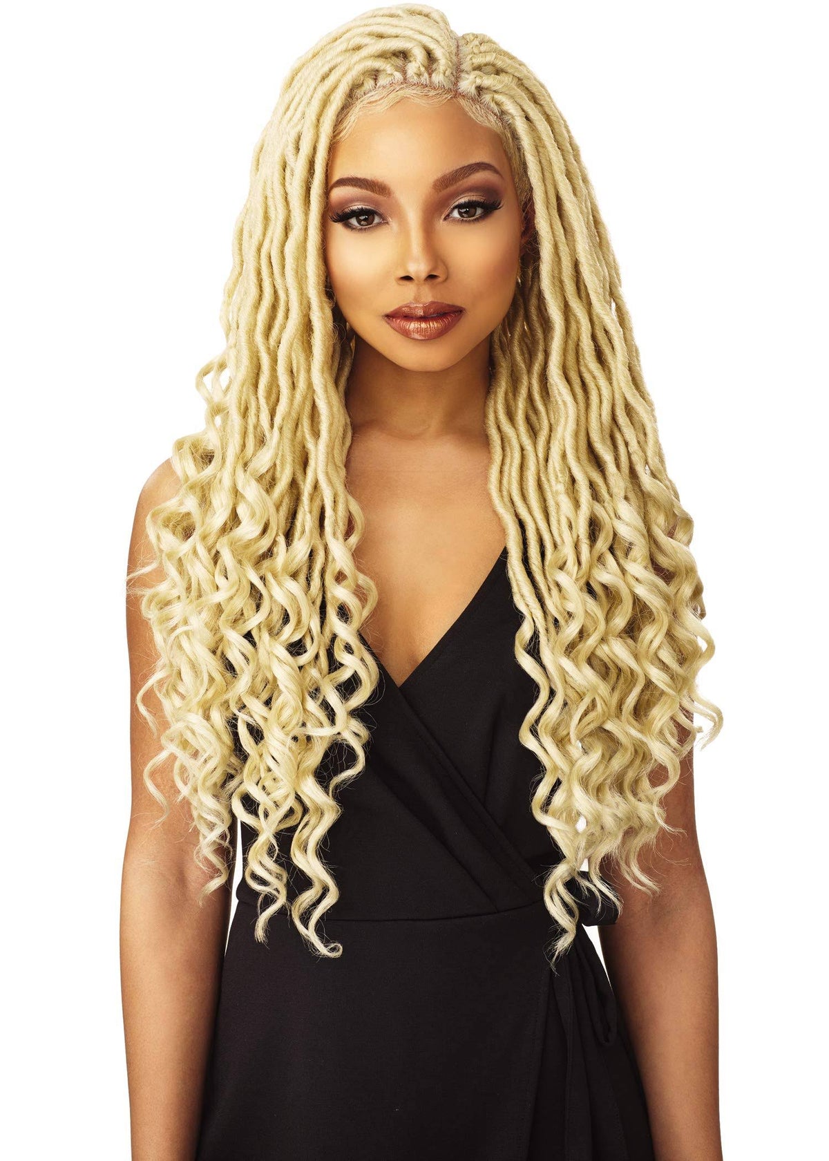 Synthetic 4x4 Swiss Lace Frontal Wig T10874