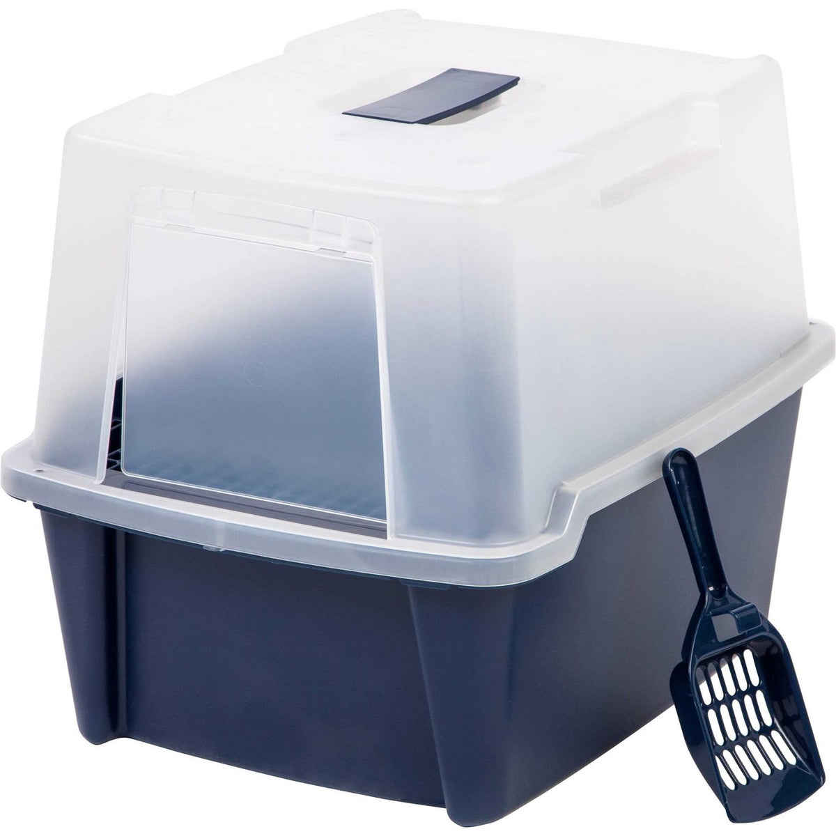 Litter Box with Grate and Scoop B816