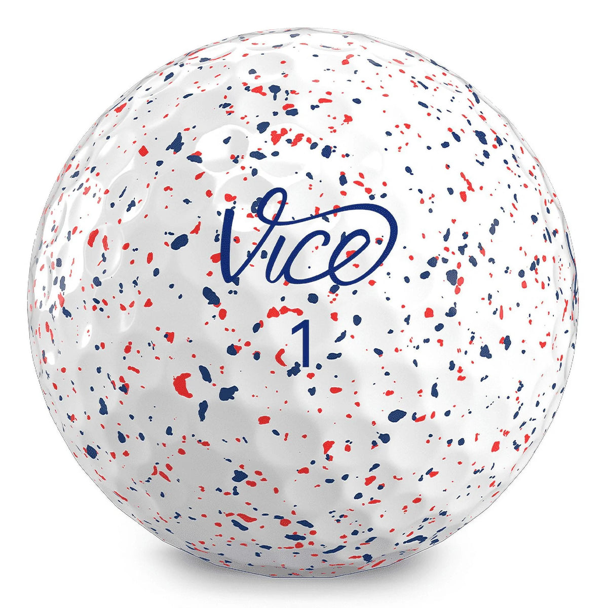 Red & Blue Golf Balls 1 Dozen J5726
