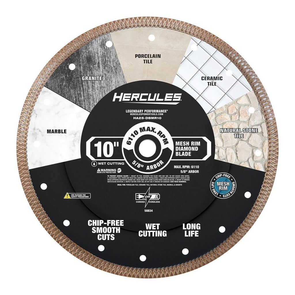 10 in. Continuous Rim Diamond Blade C578